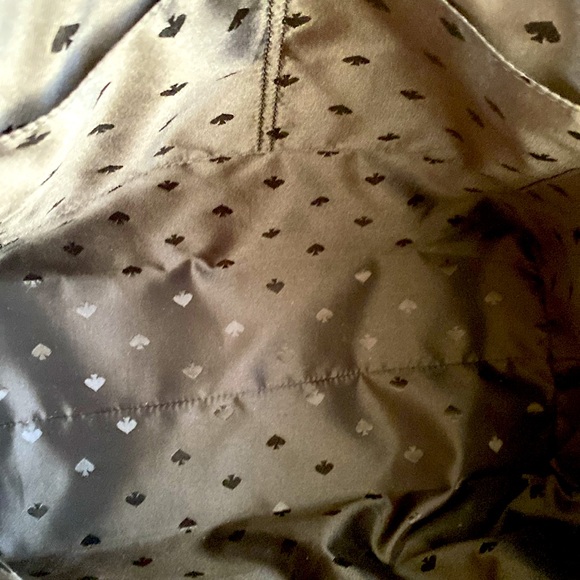 KATE SPADE ♠️ New York "Hayden"🖤BLACK & WHITE🤍 SAILING STRIPE TOP ZIP TOTE BAG - Picture 14 of 17